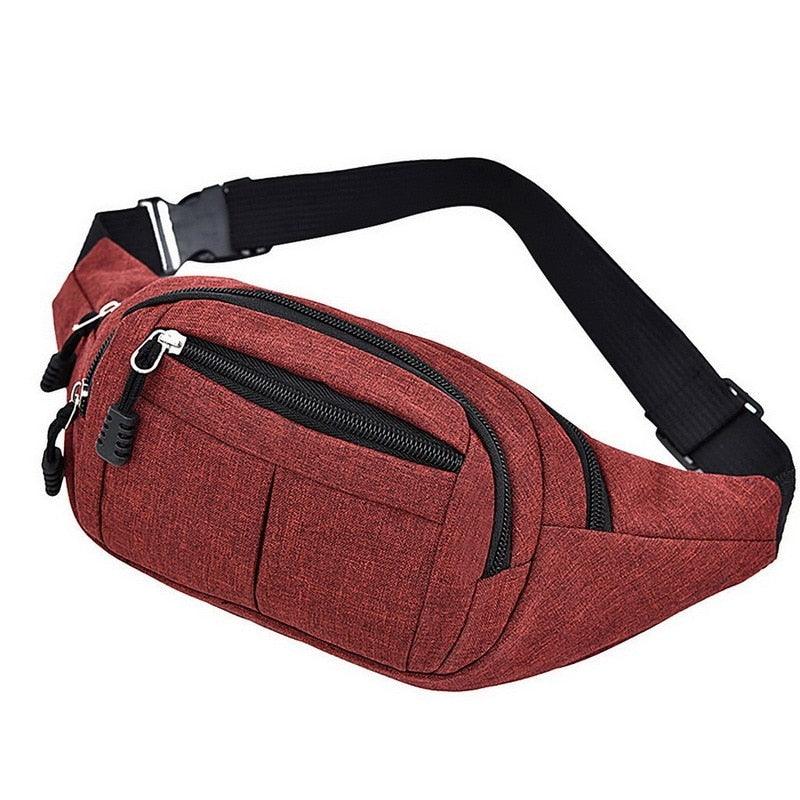 Sac Banane en Tissu - Rouge