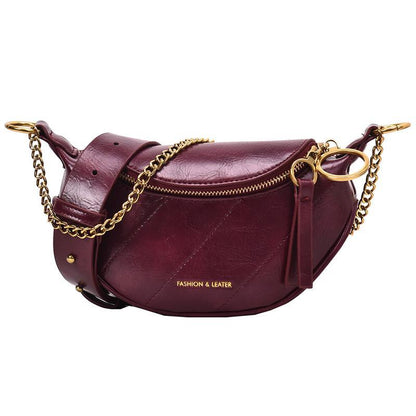 Sac Banane Femme Chic - Prune