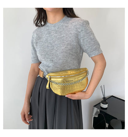 Sac Banane Femme Doré