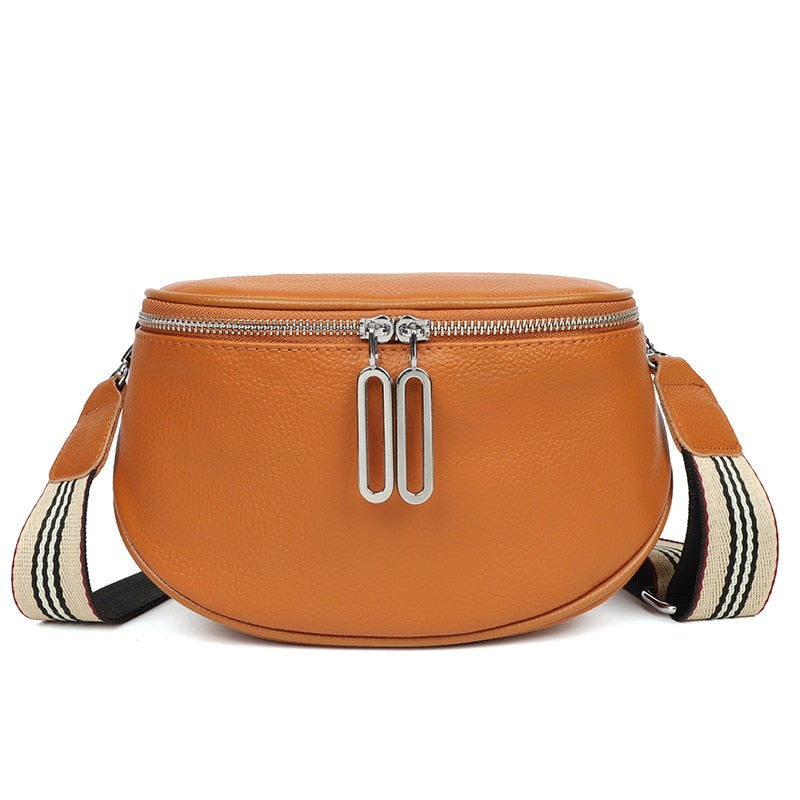 Sac Banane Femme en Cuir - Marron