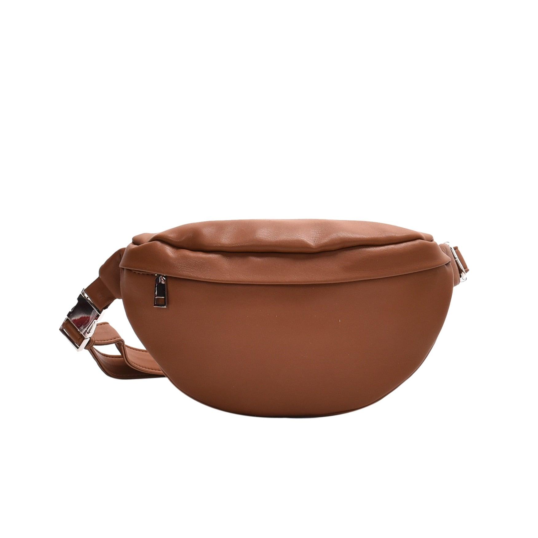 Sac Banane Femme Grand Format - Marron