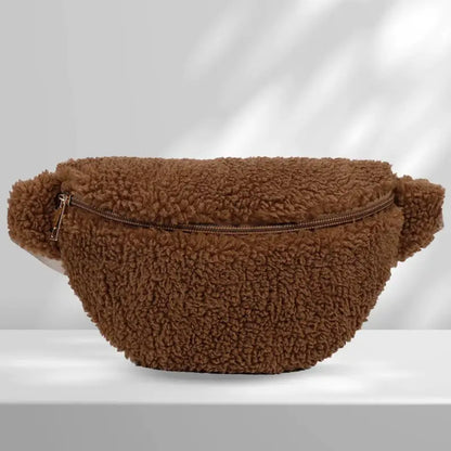 Sac Banane Femme Moumoute Marron