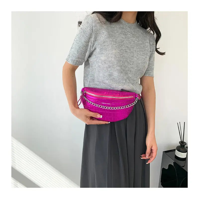 Sac Banane Femme Rose