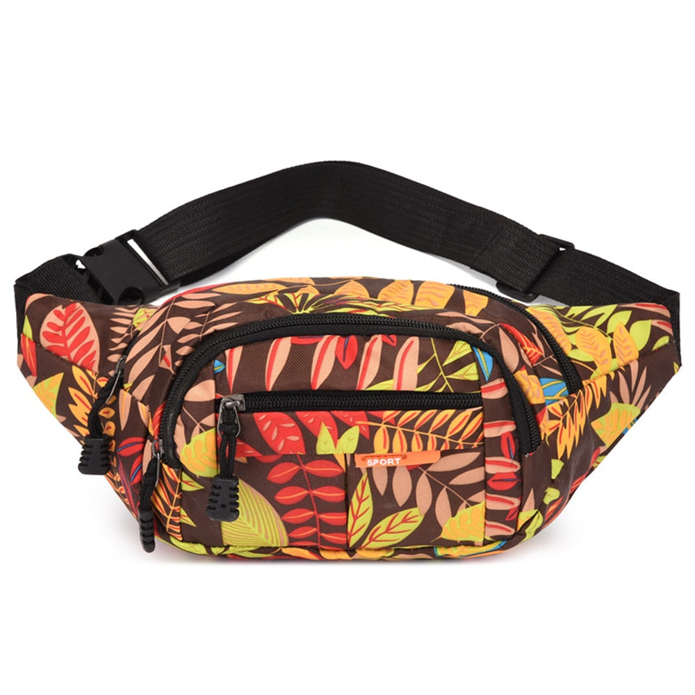Sac Banane Fleuri - Jaune