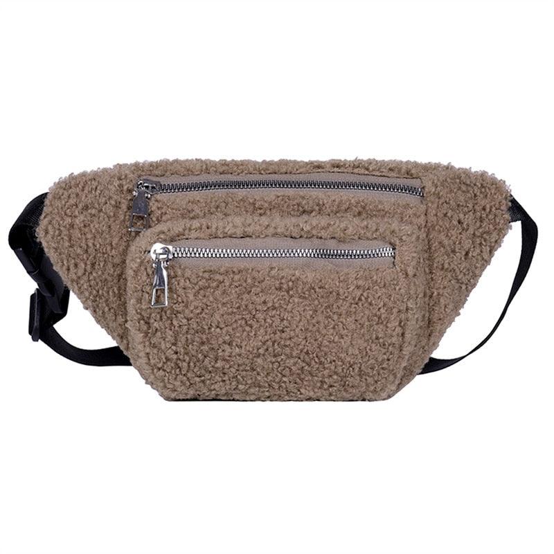 Sac Banane Fourrure - Marron