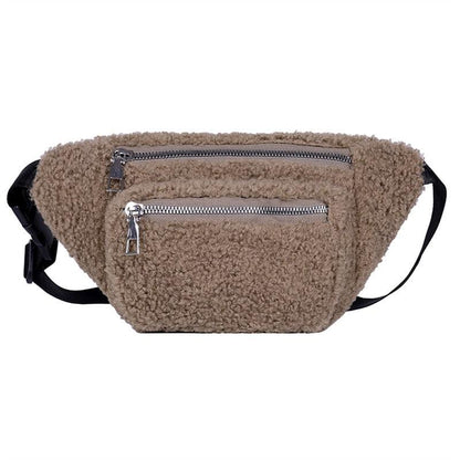 Sac Banane Fourrure - Marron