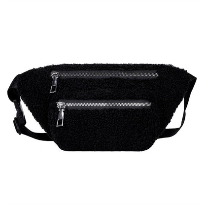 Sac Banane Fourrure - Noir