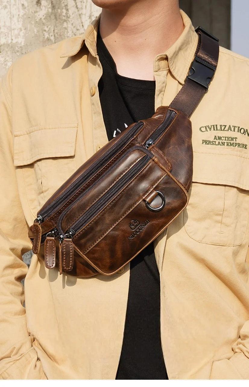 Sac Banane Homme Cuir