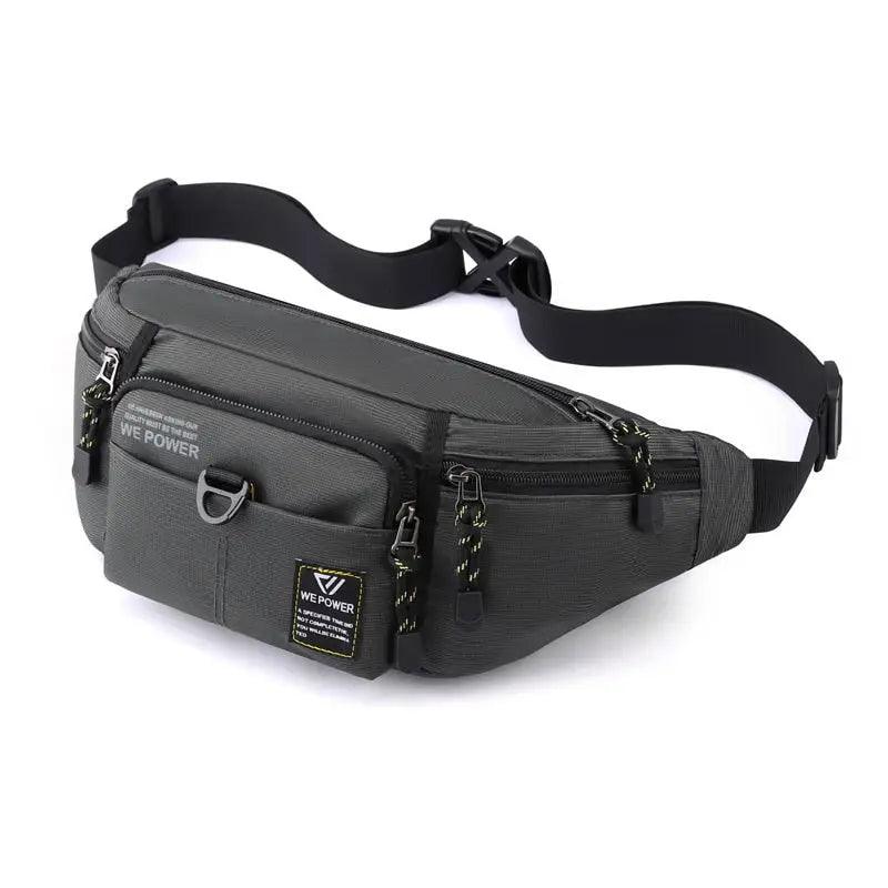 Sac Banane Homme Voyage Gris