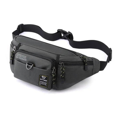Sac Banane Homme Voyage Gris