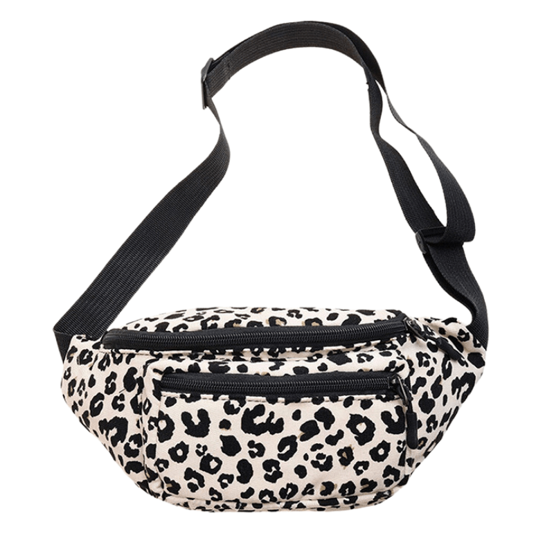 Sac Banane Léopard - Blanc