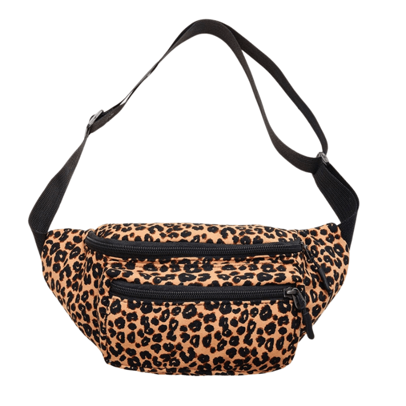 Sac Banane Léopard - Marron