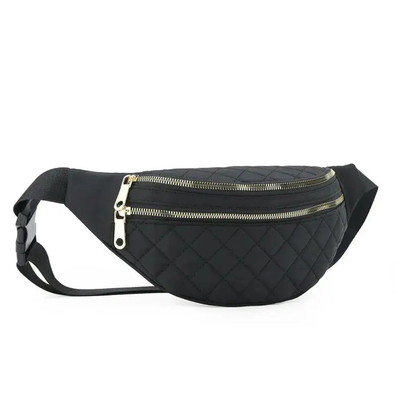 Sac Banane Matelassé noir