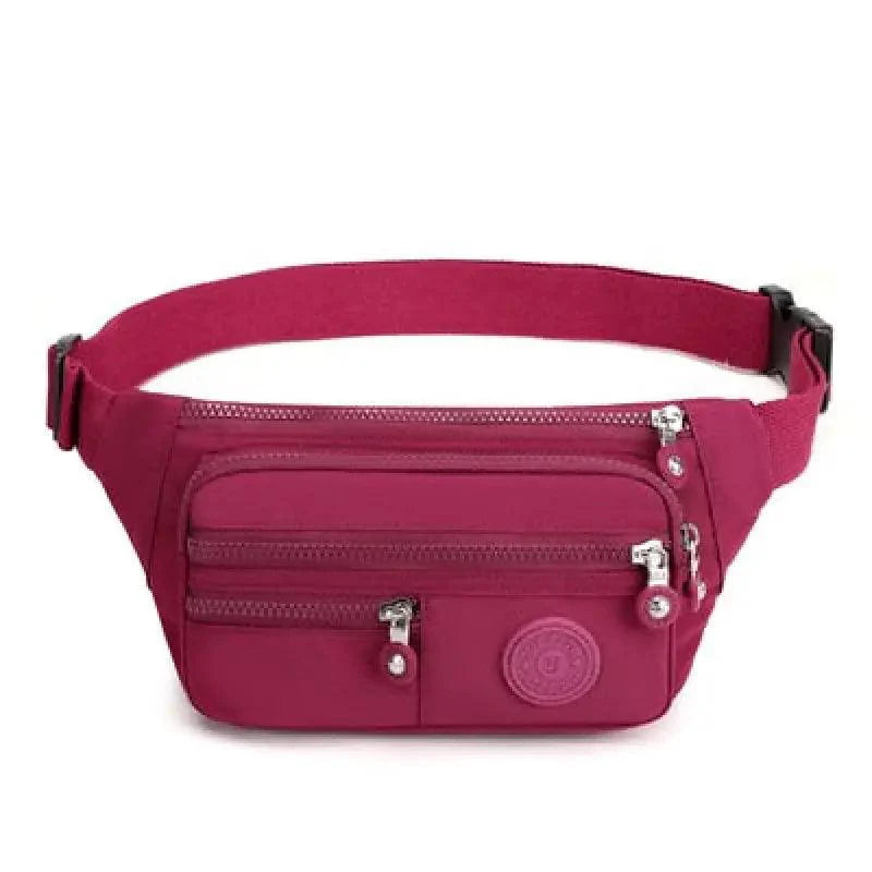 Sac Banane Multi Poche Fushia