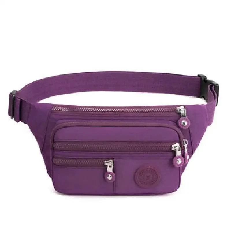 Sac Banane Multi Poche Violet