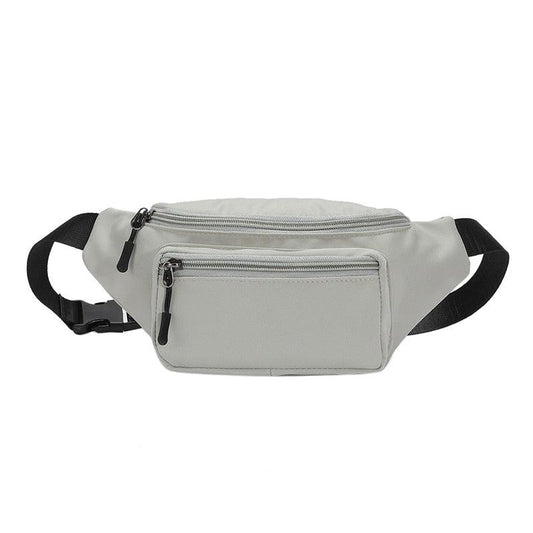 Sac Banane Multipoches - Gris clair
