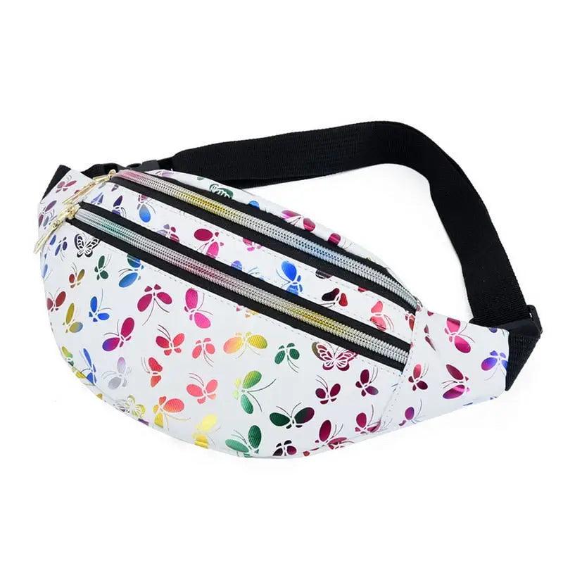 Sac Banane Papillon Blanc
