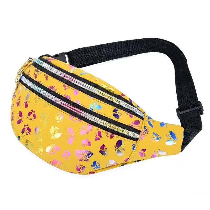 Sac Banane Papillon Jaune