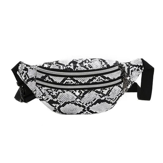 Sac Banane Python Blanc