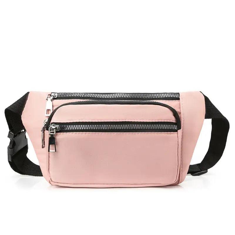 sac banane rectangulaire rose