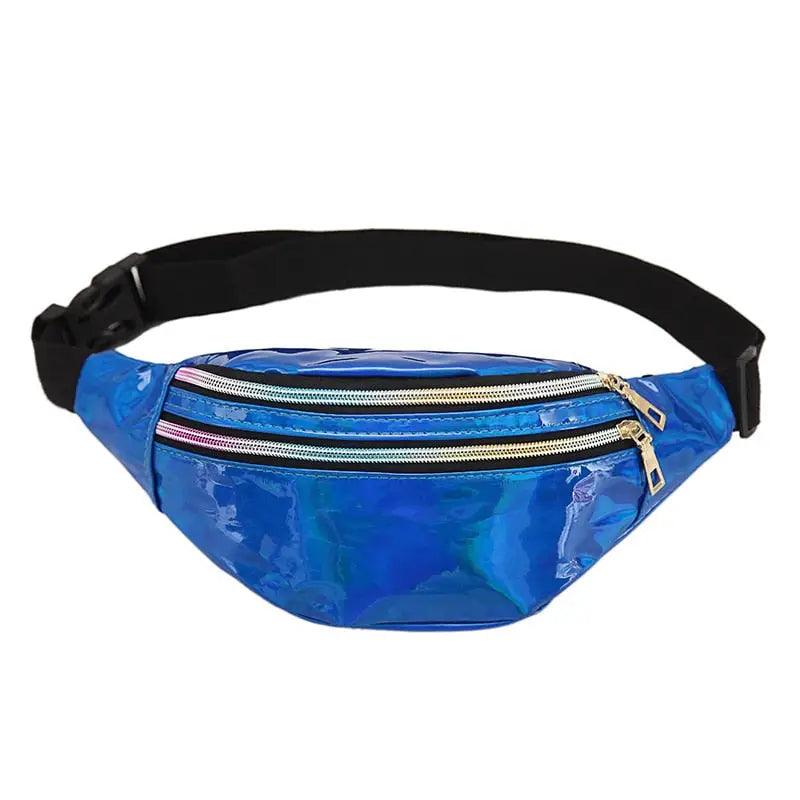 Sac Banane Réfléchissant Bleu