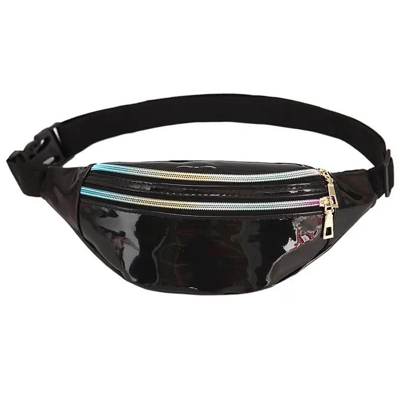 Sac Banane Réfléchissant Noir