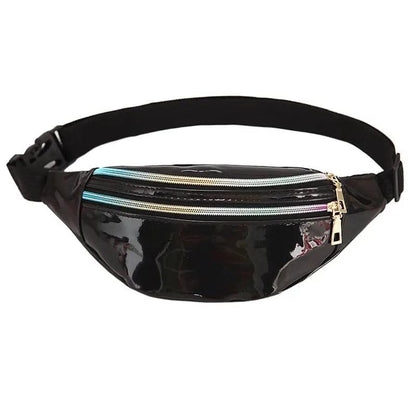 Sac Banane Réfléchissant Noir