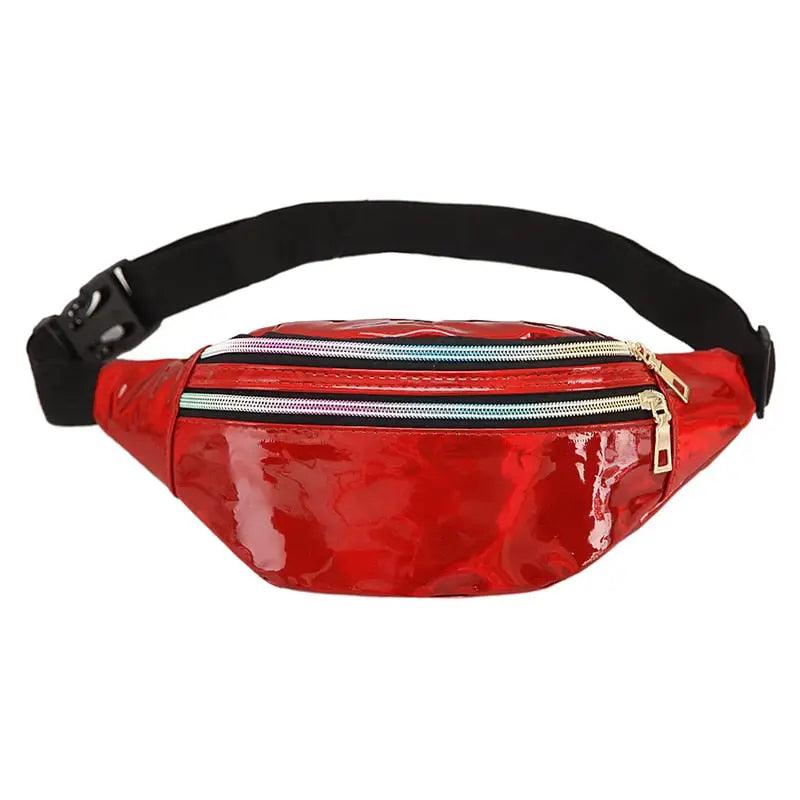 Sac Banane Réfléchissant Rouge