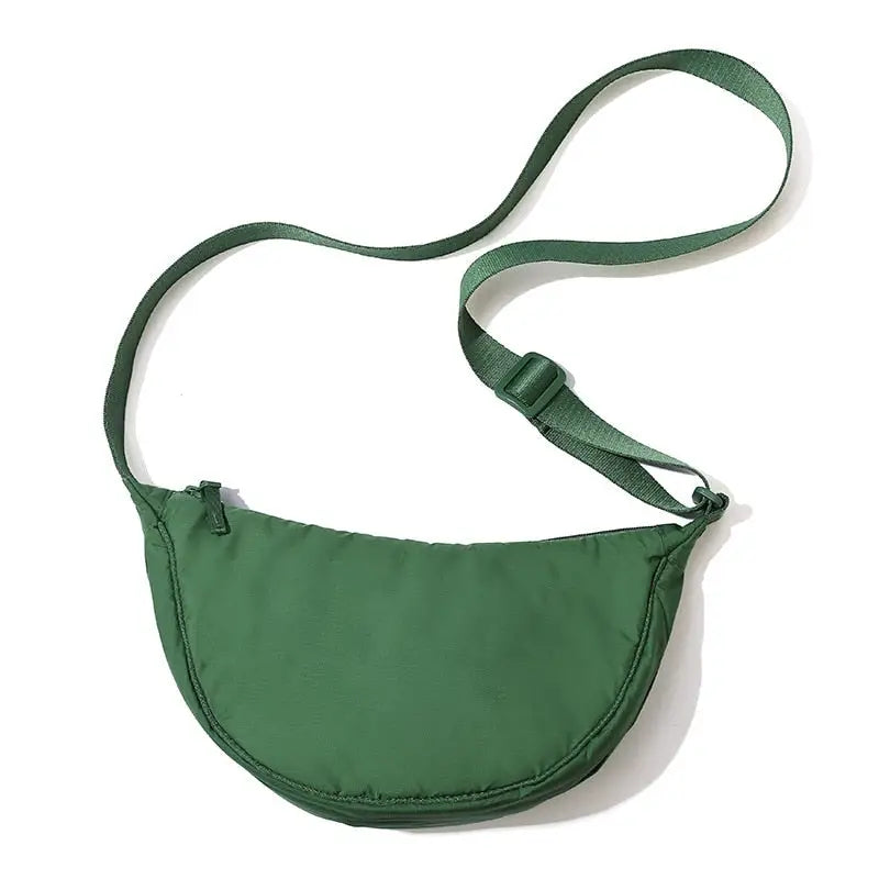 Sac Banane Tissu Femme Vert