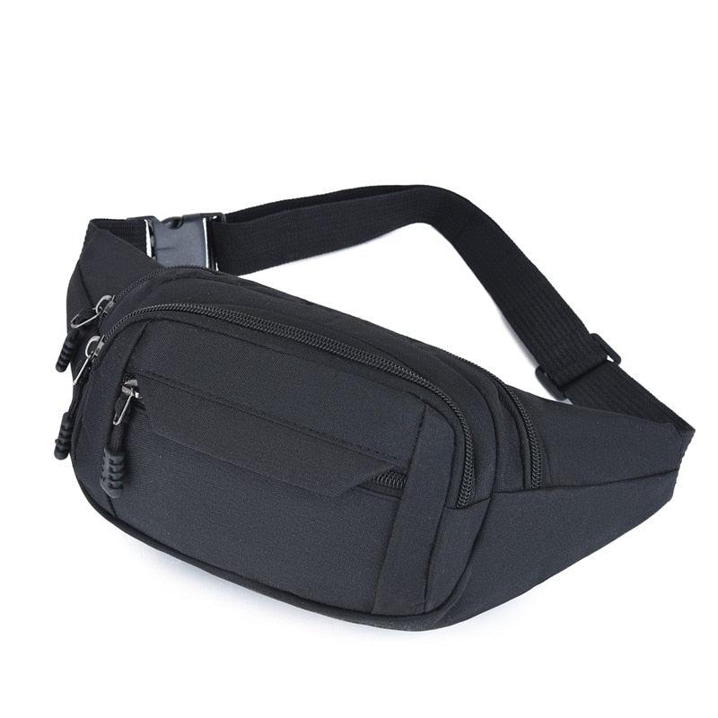 Sac Banane Tissu - Noir