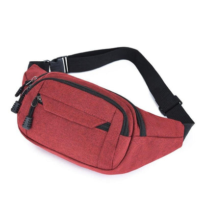 Sac Banane Tissu - Rouge