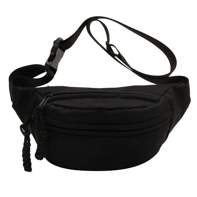 Sac Banane Toile - Noir