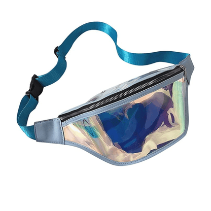 Sac Banane Transparent - Bleu