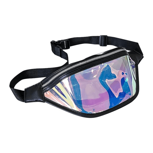 Sac Banane Transparent - Noir