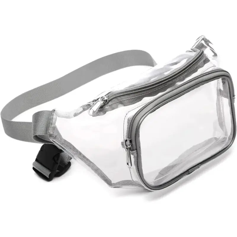 Sac Banane Transparente Gris