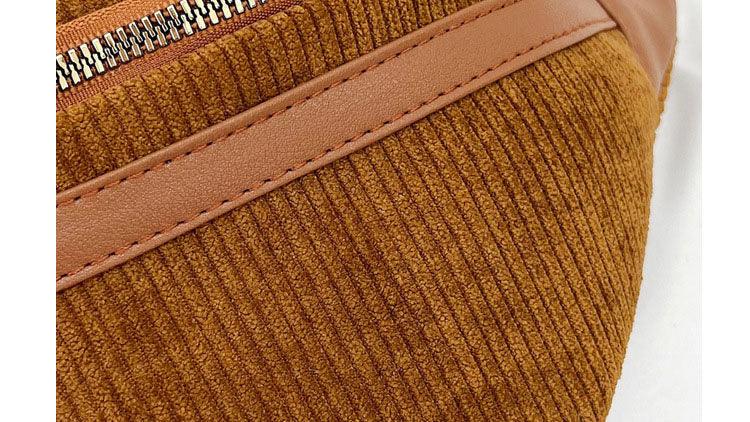 Sac Banane Velours Cotelé