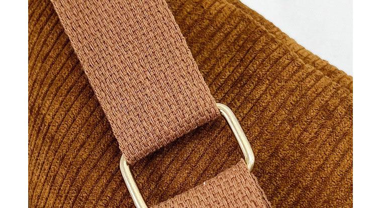 Sac Banane Velours Cotelé