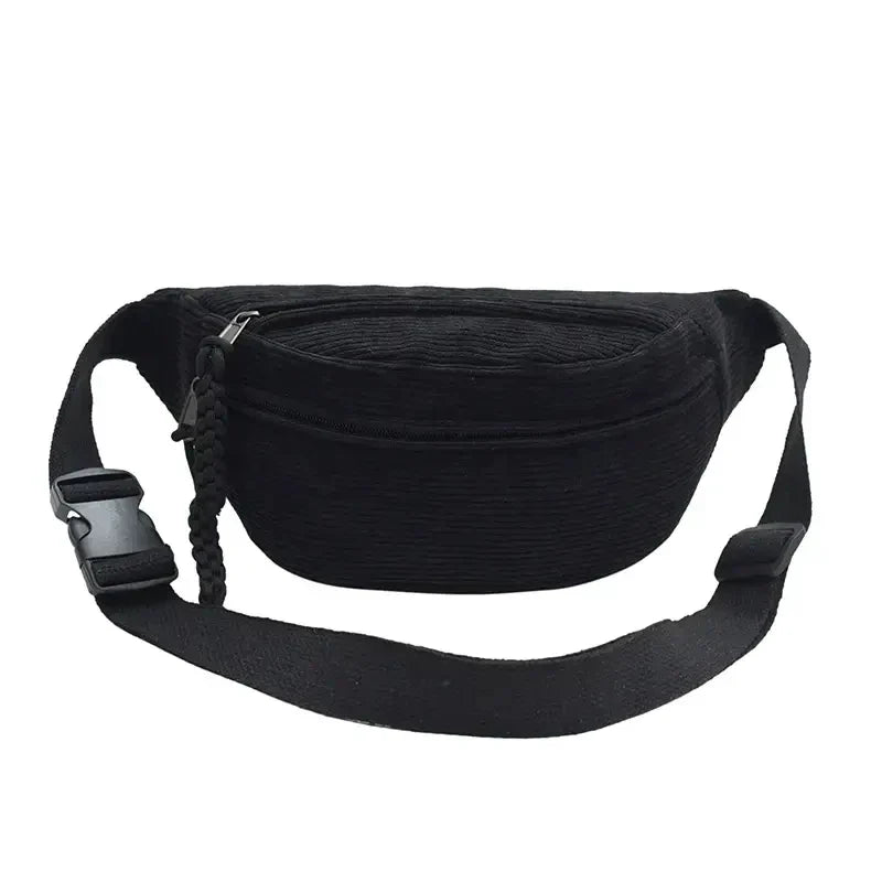 Sac Banane Velours Femme