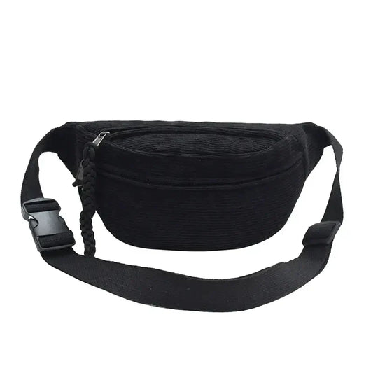 Sac Banane Velours Femme