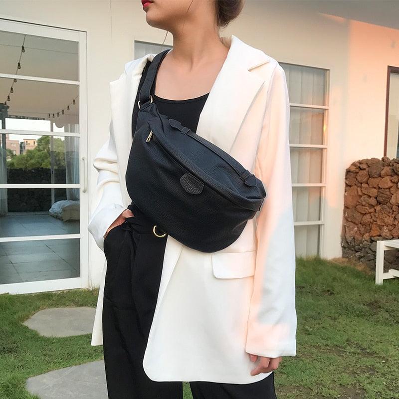 Sac Banane XXL Femme Cuir