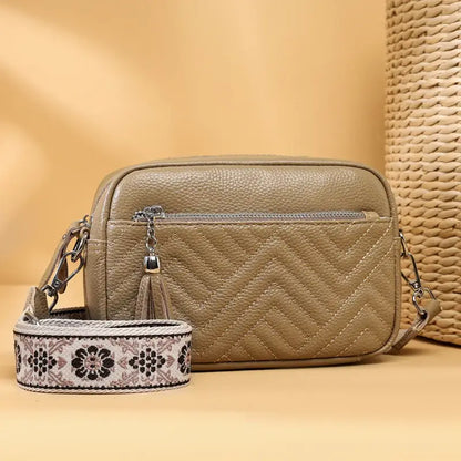 Sac Bandoulière Banane pour Femme Marron