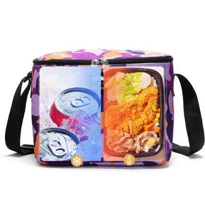 Sac à Déjeuner Bandoulière Gris