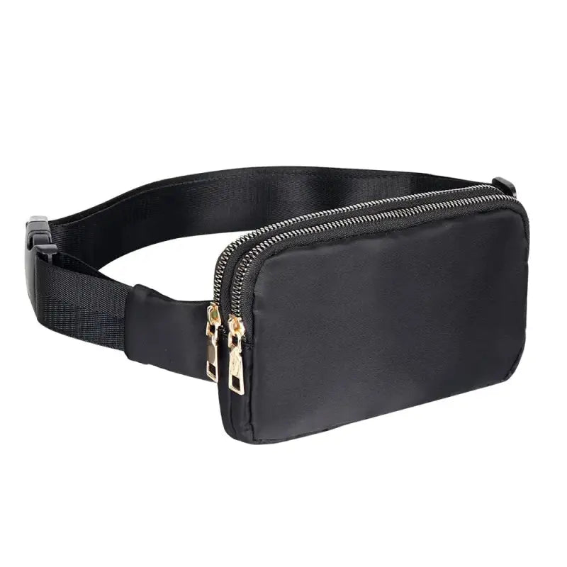 Sac ceinture de couleur noir pour homme et pour femme