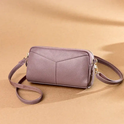 Sac Cuir Bandoulière Femme Violet