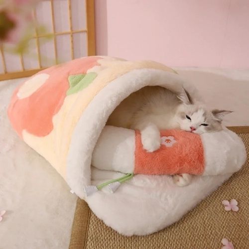 sac de couchage chat apaisant