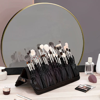 Rangement pinceaux maquillage pliable