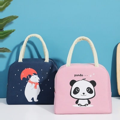 Sac Isotherme Repas Panda Rose