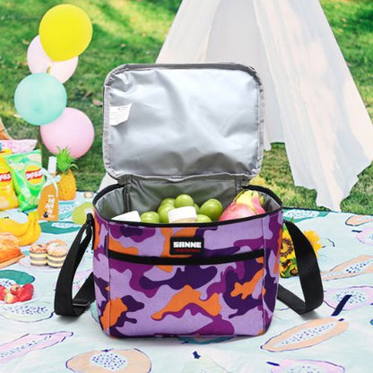 Sac à Déjeuner Bandoulière Gris