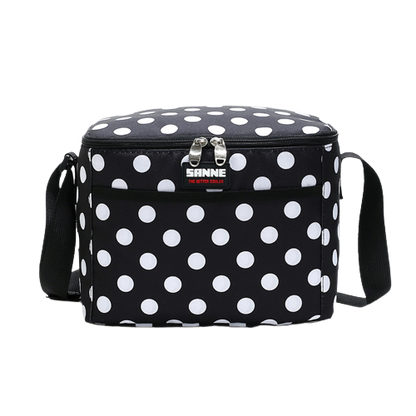 Sac à Déjeuner Pois Blanc