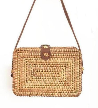 Accueil beige Sac en Osier - Ariana